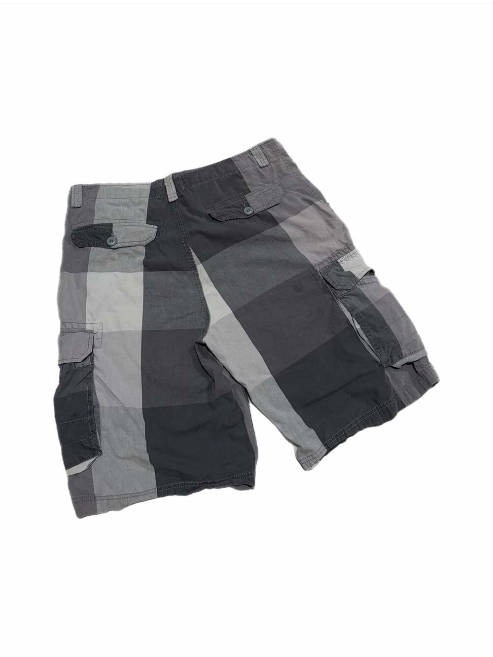 Vintage Y2K Ocean Pacific Op Men's Size 36 Surf Plaid Cargo Shorts